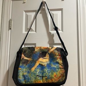Beautiful Degas Ballet Dancer Messenger Style Bag